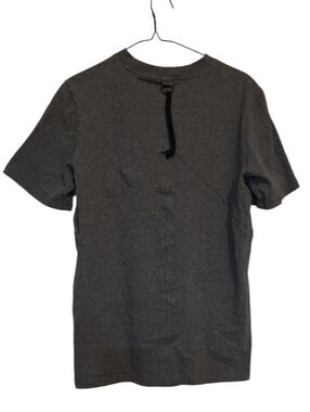 OAMC Grey Tshirt With Black Braided Back Strap